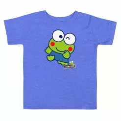 Printful Characters Toddler Keroppi Primary Logo T-Shirt Blue