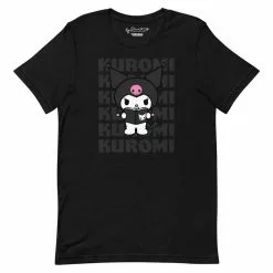 Printful Characters Kuromi Watashi Wa T-Shirt Black