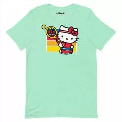 Printful Hello Kitty Tennis T-Shirt Characters