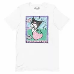 Printful Kuromi Strawberry Picking Strawberries Farm T-Shirt Characters